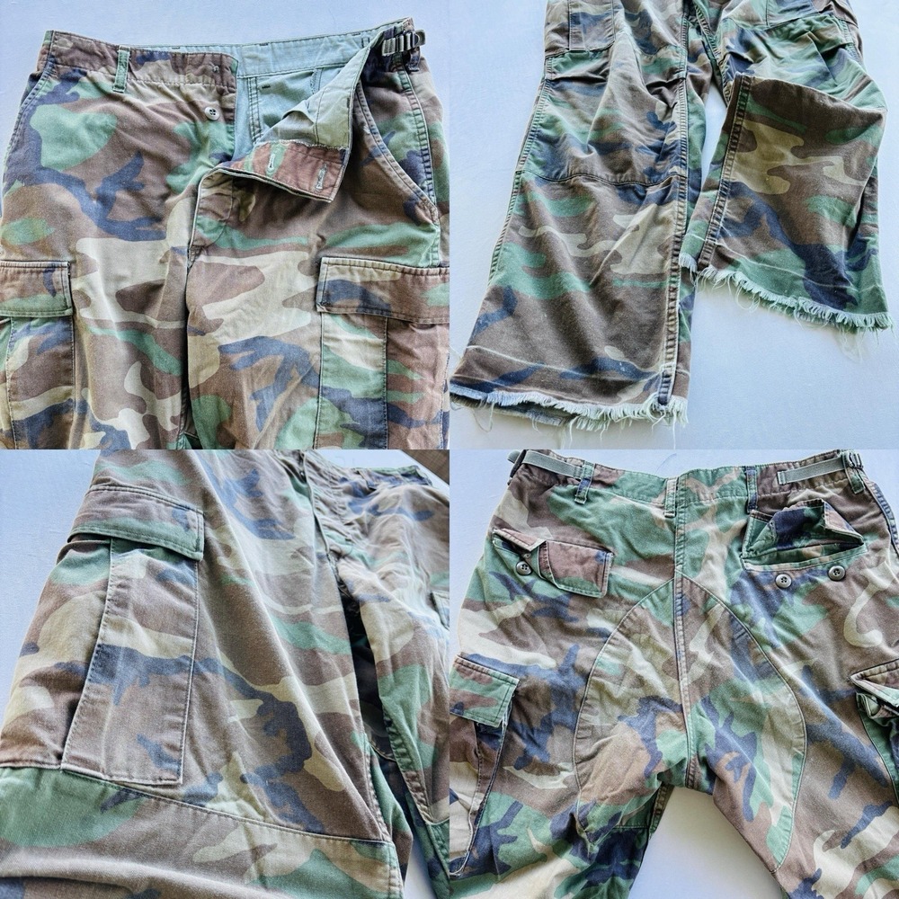 Vintage USGI BDU Pants‎ Woodland Camo Medium Long 30–35x33.5–36.5 Military READ